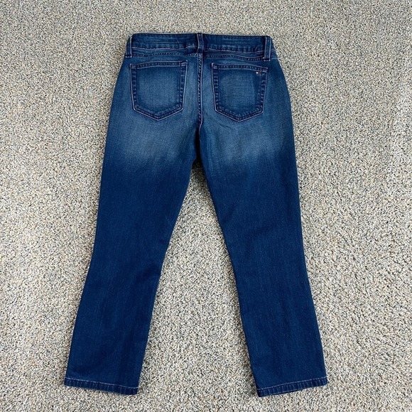Tommy Hilfiger Cropped Jeans Women's 2 Low Rise Medium Wash Stretch Denim - Picture 3 of 7